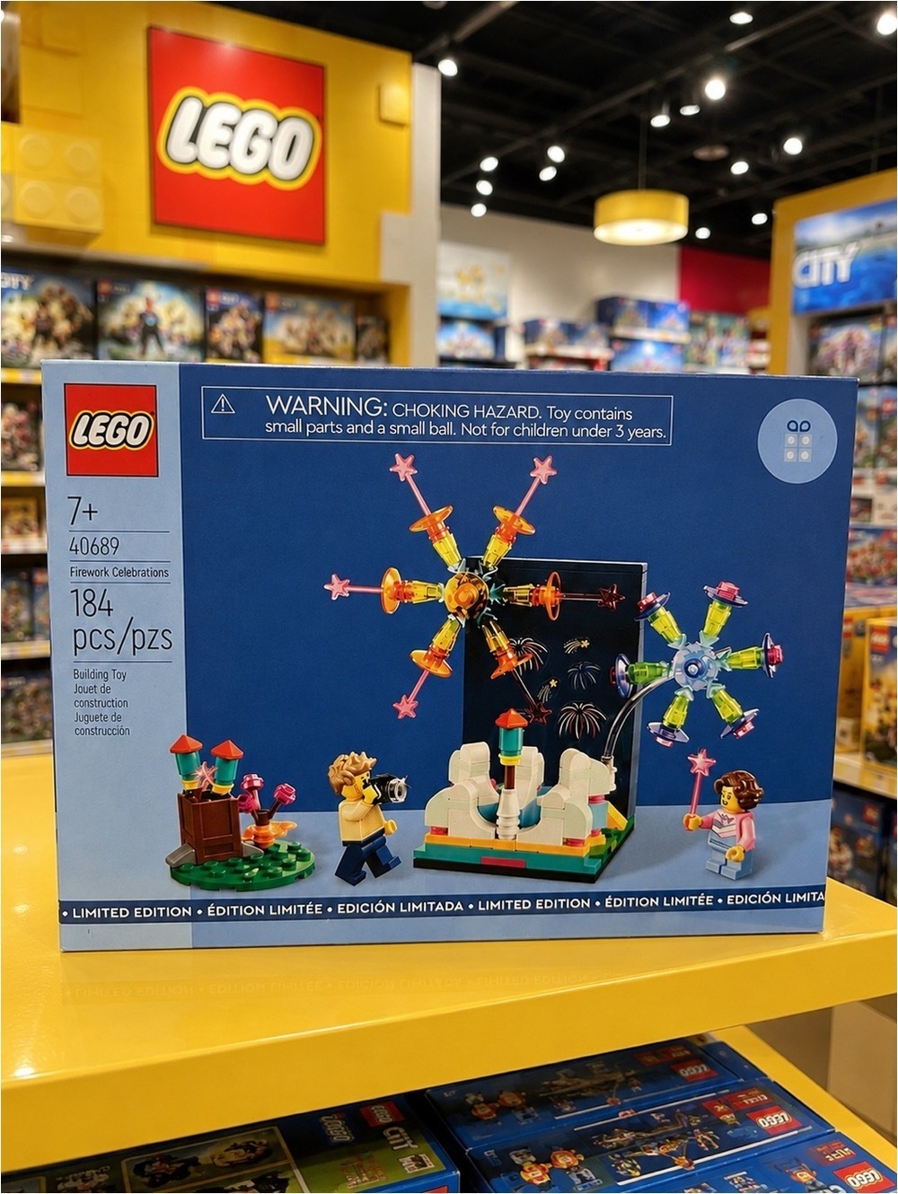 LEGO Firework Celebrations 40689 Limited Edition 184 Piece Set NIB Sealed
